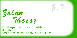 zalan theisz business card